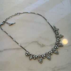 C+I Crystal and Moonstone Statement Necklace